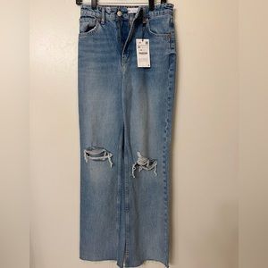 Zara wide leg jeans